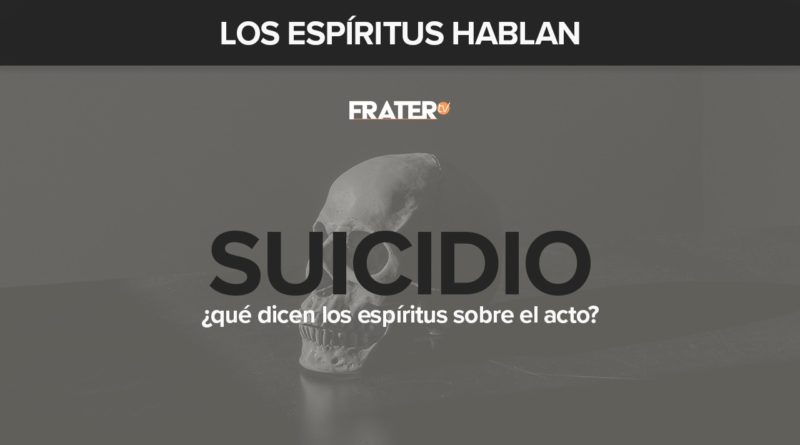 Suicidio, ¿qué dicen los espíritus sobre el acto?